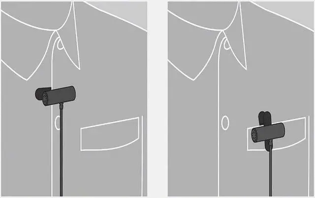 Alt view image 4 of 20 - Sony ECM-LV1 Compact Stereo Lavalier Microphone