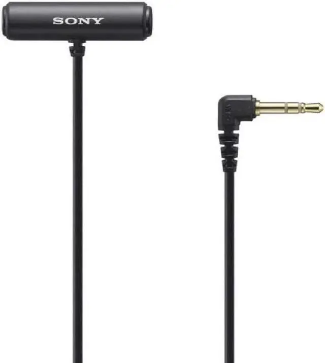 Alt view image 6 of 20 - Sony ECM-LV1 Compact Stereo Lavalier Microphone