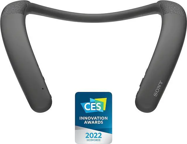 Alt view image 19 of 20 - Sony SRSNB10H Neckband Speaker - Charcoal Gray