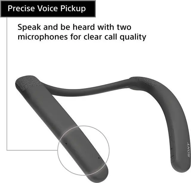 Alt view image 9 of 15 - Sony NB10 Wireless Neckband Speaker (White)