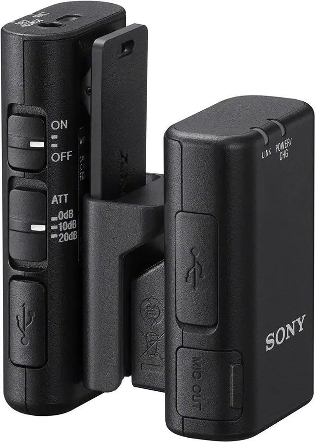 Alt view image 9 of 20 - Sony ECM-W2BT Digital Bluetooth Wireless Microphone System