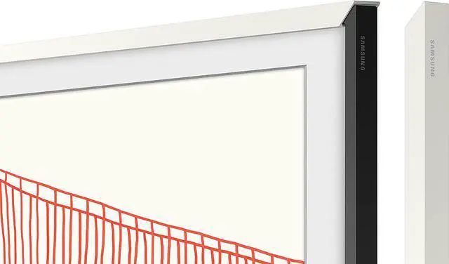 Alt view image 11 of 20 - Samsung Customizable Bezel for Samsung The Frame 65" (Modern White)