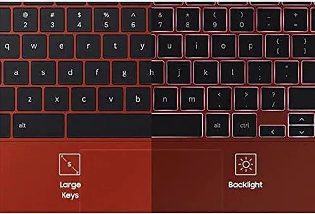 Alt view image 13 of 20 - Samsung Galaxy Chromebook 2 XE530QDA-KA2US 13.3" Touchscreen 2 in 1 Chromebook - Full HD - 1920 x 1080 - Intel Celeron 5205U 1.90 GHz - 4 GB RAM - Fiesta Red - Chrome OS - Intel UHD Graphics - 13