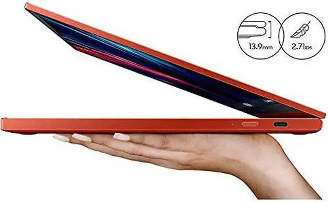 Alt view image 16 of 20 - Samsung Galaxy Chromebook 2 XE530QDA-KA2US 13.3" Touchscreen 2 in 1 Chromebook - Full HD - 1920 x 1080 - Intel Celeron 5205U 1.90 GHz - 4 GB RAM - Fiesta Red - Chrome OS - Intel UHD Graphics - 13