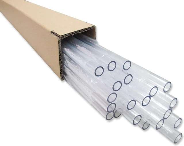 Alt view image 10 of 10 - XSPC Rigid PETG Tubing 14mm 2x0.5m (Clear)