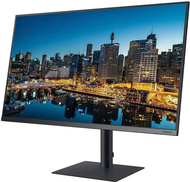 Alt view image 16 of 16 - SAMSUNG Viewfinity TU87F LF32TU874VNXGO 32" 4K UHD Pro Monitor, VA Panel, 60Hz, 5ms, HDR10, sRGB, HDMI, Dual 4K Display, Fully Adjustable Stand, Eye Saver Mode Dark Blue Gray