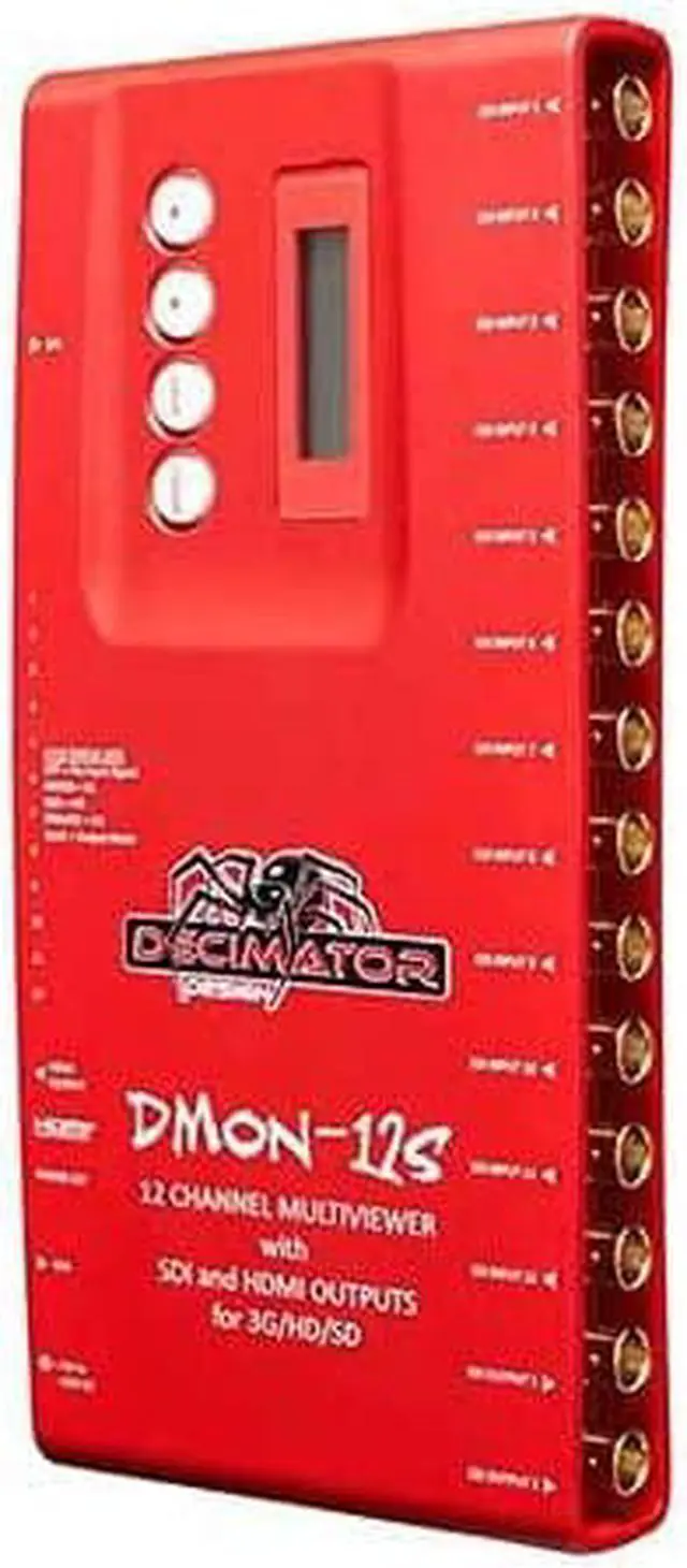 Alt view image 10 of 11 - Decimator DMON-12S 1 to 12 Channel Multi-Viewer with SDI and HDMI Outputs #DD12S