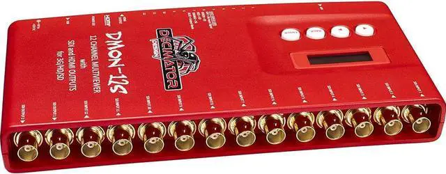 Alt view image 9 of 11 - Decimator DMON-12S 1 to 12 Channel Multi-Viewer with SDI and HDMI Outputs #DD12S