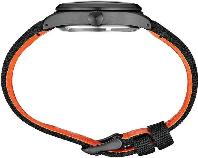 Alt view image 5 of 6 - Seiko SRPH33 5 Mens Black/Orange Sports Watch