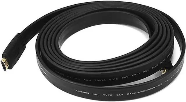 Alt view image 9 of 10 - Monoprice HDMI Cable - 10 Feet - Black | High Speed, 4k@24Hz, 10.2Gbps, 24AWG, CL2 - Commercial Series