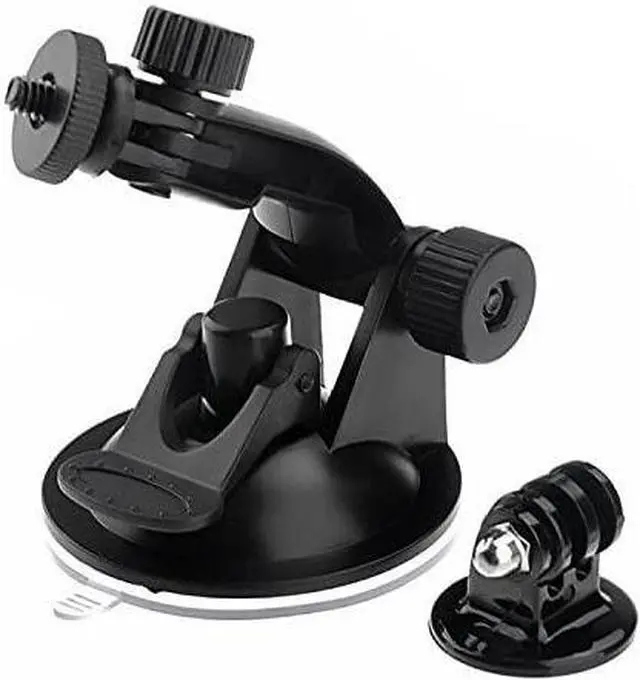 Alt view image 8 of 14 - Ultimaxx Suction Cup Camera Mount 1/4-20 Thread Rotating Car Windshield for All Gopro Cameras