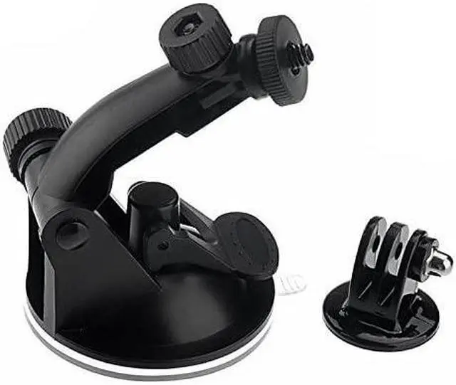 Alt view image 9 of 14 - Ultimaxx Suction Cup Camera Mount 1/4-20 Thread Rotating Car Windshield for All Gopro Cameras