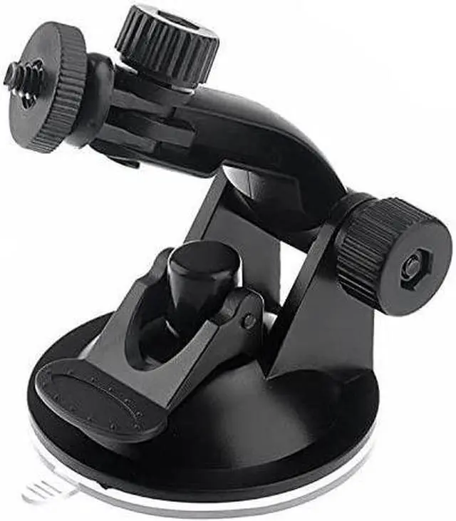 Alt view image 10 of 14 - Ultimaxx Suction Cup Camera Mount 1/4-20 Thread Rotating Car Windshield for All Gopro Cameras