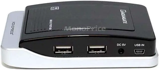 Alt view image 19 of 20 - Monoprice USB 2.0 USB Hub, Number of Ports 7 Black  Plastic 5328