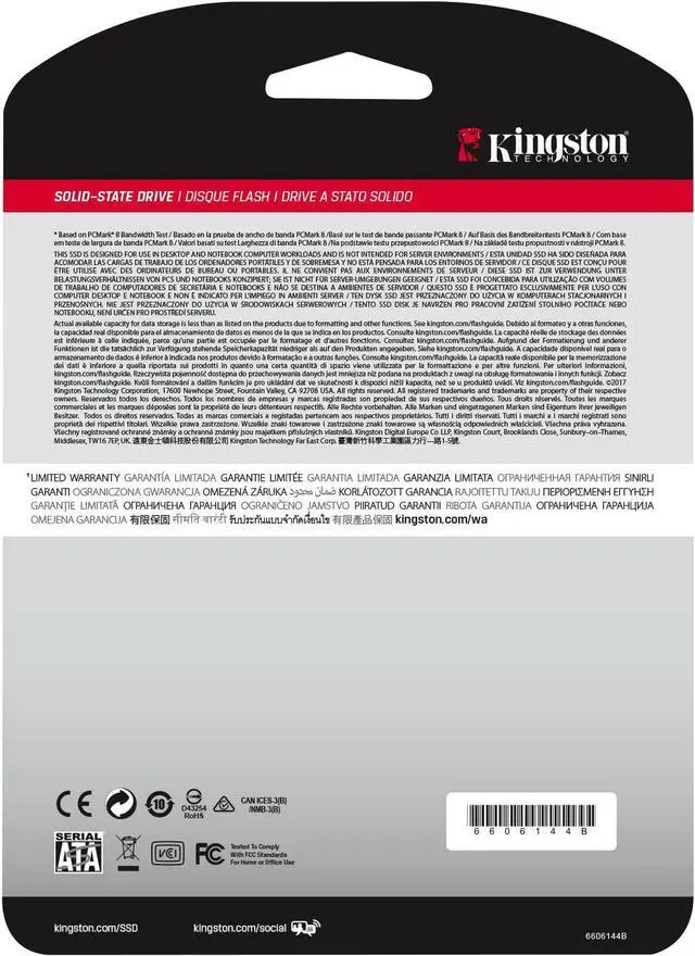 Alt view image 20 of 20 - Kingston UV500 240GB 2.5" 3D NAND SATA Internal Solid State Drive