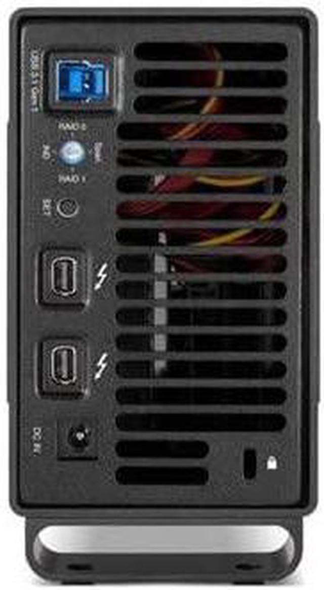Alt view image 5 of 10 - OWC 16TB Mercury Elite Pro Dual USB 3.1 Gen 1 & Thunderbolt 2 RAID Storage Solution - 7200 RPM HDDs Model OWCTB2U3MED16T