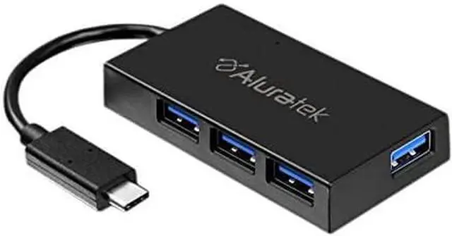 Alt view image 5 of 6 - Aluratek 4-Port USB 3.1 Gen 1 SuperSpeed Type-C, AUHC0304F