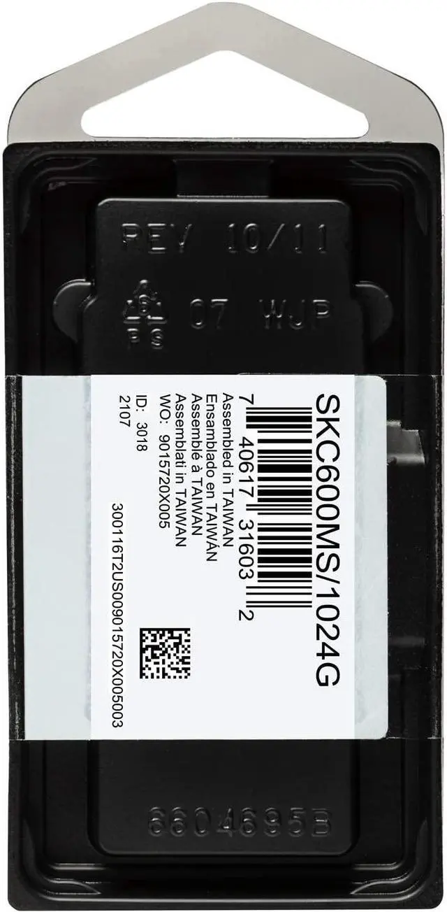 Alt view image 16 of 20 - 1024G SSD KC600 SATA3 MSATA
