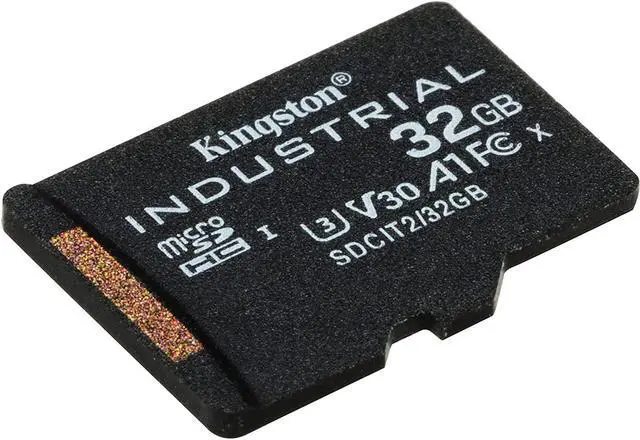 Alt view image 3 of 16 - Kingston Industrial 32 GB Class 10-UHS-I (U3) V30 microSDHC