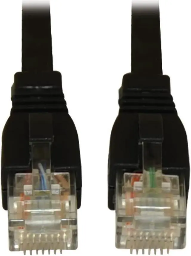 Alt view image 6 of 10 - TRIPP LITE CAT5E 350MHZ MOLDED PATCH CABLE N002-005-BK