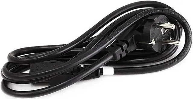 Alt view image 8 of 12 - Monoprice Power Cord - 6 Feet - Black | CEE 7/7 SCHUKO (Europe) to IEC 60320 C13, 18AWG, 5A/1250W, 250V, 3-Prong