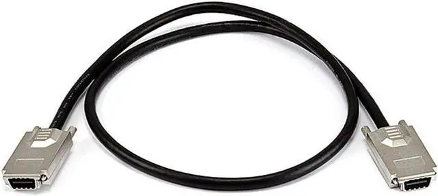 Alt view image 3 of 6 - Monoprice 1m 28AWG External SAS 34pin (SFF-8470) Male w/ Thumbscrews to SAS 34pin (SFF-8470) Male w/ Thumbscrews Cable -