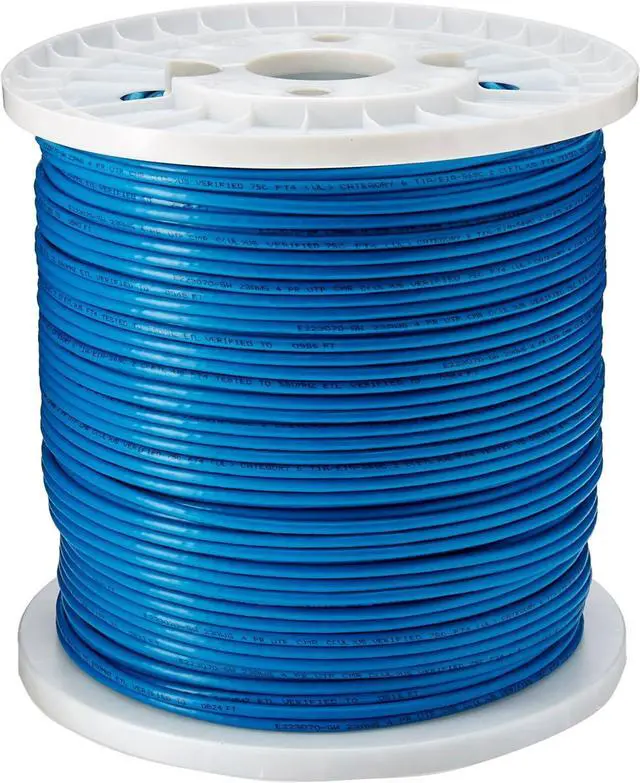 Main image of Tripp Lite Cat6 Gigabit Bulk Solid PVC Cable Blue, 1000-ft.(N222-01K-BL)