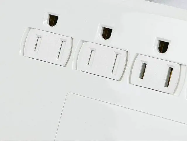 Alt view image 6 of 14 - Monoprice 12 Outlet Power Surge Protector with 2 Built-In USB Charger Ports - 4320 Joules, 6ft Cord