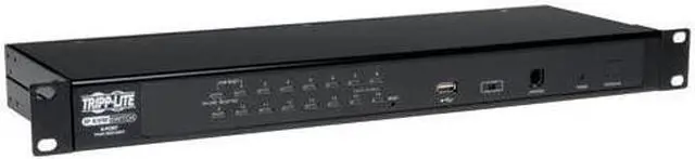 Alt view image 12 of 14 - Tripp Lite NetDirector 16-Port 1U Rack-Mount IP KVM Switch