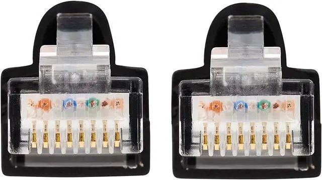 Alt view image 10 of 14 - TRIPP LITE N261-014-BK 14 ft. Cat 6A Black Augmented Cat6 (Cat6a) Snagless 10G Certified Patch Cable, (RJ45 M/M) - Black