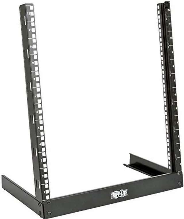 Alt view image 7 of 10 - Tripp Lite SR2POST12 12U SmartRack Desktop 2-Post Open-Frame Rack
