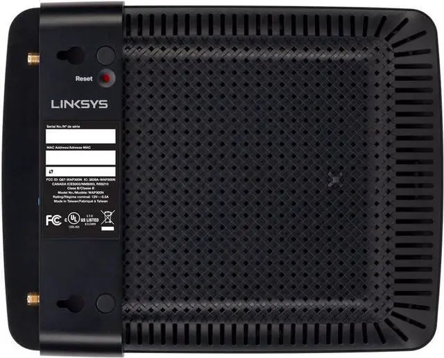 Alt view image 4 of 4 - Linksys N300+ Wi-Fi Wireless Router with Gigabit Ports and Linksys Connect Including Parental Controls & Advanced Settings (E1700),Black