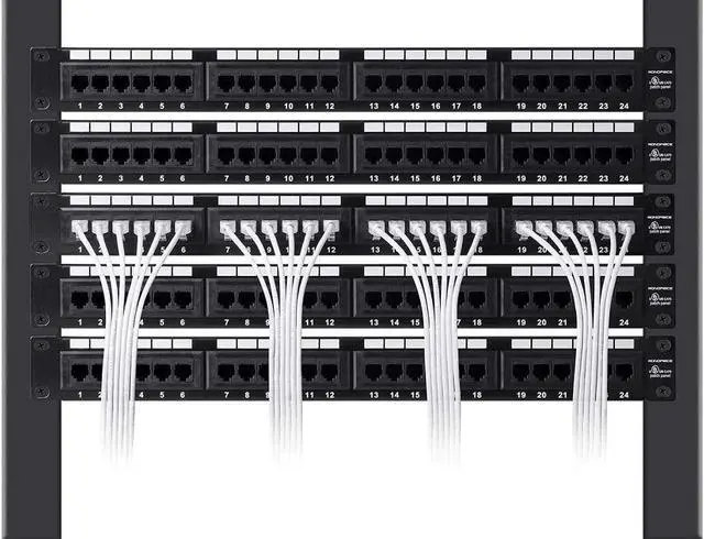 Alt view image 18 of 20 - Monoprice Cat6 Ethernet Patch Cable - 5 feet - Black | Snagless RJ45 Stranded 550MHz UTP CMR Riser Rated Pure Bare Copper Wire 28AWG - SlimRun Series