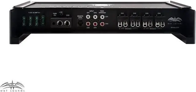 Alt view image 11 of 16 - Wet Sounds Sinister SDX4 4-Channel Amplifier