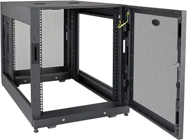 Alt view image 8 of 16 - Tripp Lite 14U SmartRack Deep Server Rack - 42 in. Depth, Doors & Side Panels Included