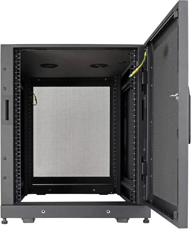 Alt view image 10 of 16 - Tripp Lite 14U SmartRack Deep Server Rack - 42 in. Depth, Doors & Side Panels Included