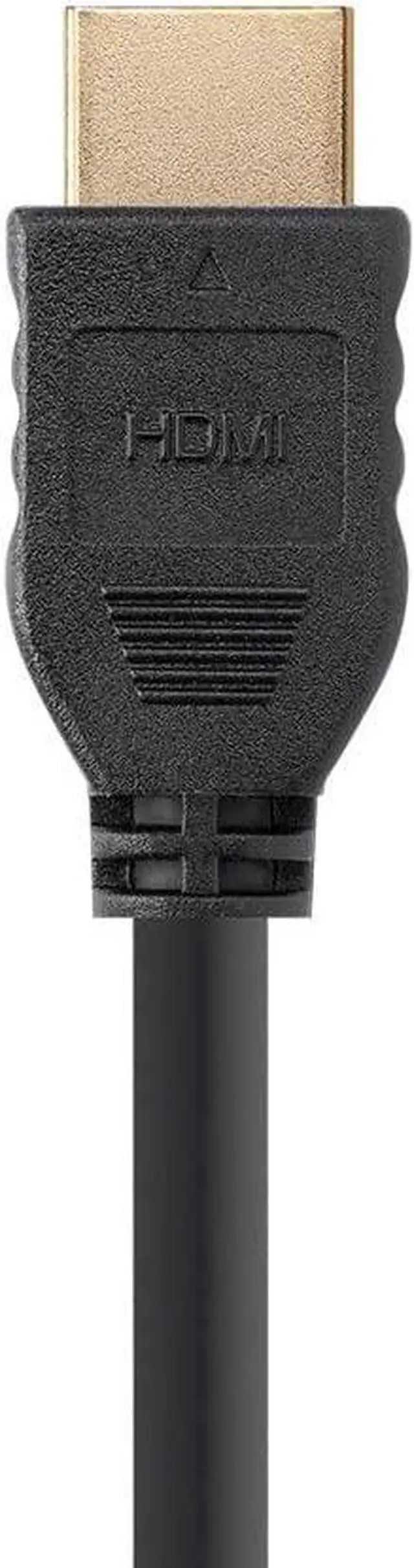 Alt view image 14 of 18 - Monoprice HDMI Cable - 8 Feet - Black (No Logo) High Speed, 4K@60Hz, HDR, 18Gbps, YUV 4:4:4, 30AWG, CL2, Compatible with UHD TV and More - Commercial Series