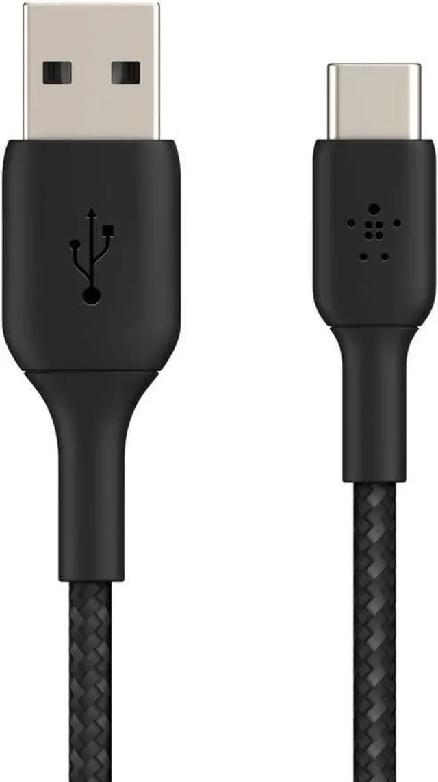 Alt view image 10 of 20 - Belkin CAB002bt2MBK Black BOOST CHARGE Braided USB-C to USB-A Cable 6.56 ft. (2.0 m)