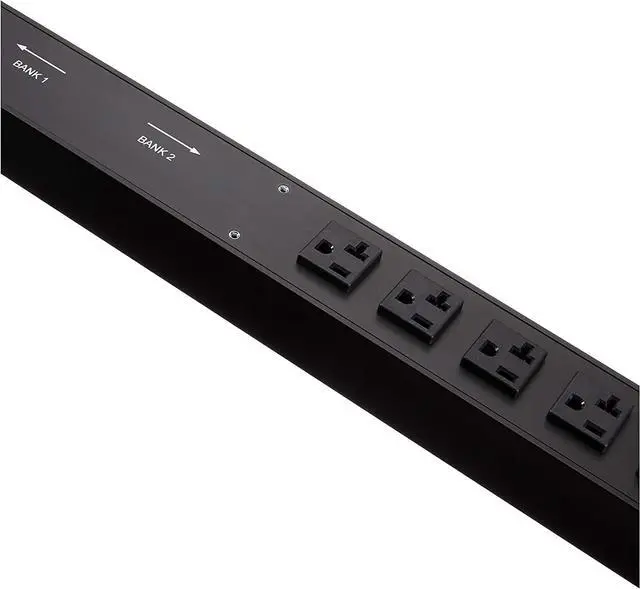 Alt view image 12 of 16 - Tripp Lite PDU Basic 24 5-15/20R L5-30P 2.9kW 120V 10ft Cord 63.75in 0U PDUV30