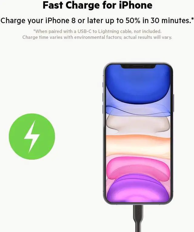 Alt view image 12 of 15 - BELKIN CCB002btBK Black BOOST CHARGE Dual USB-C Car Charger 36W