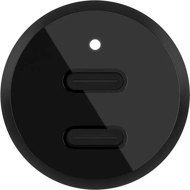 Alt view image 15 of 15 - BELKIN CCB002btBK Black BOOST CHARGE Dual USB-C Car Charger 36W