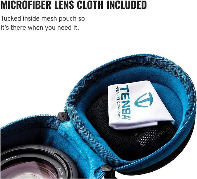 Alt view image 11 of 16 - Tenba 12x5" Tools Lens Capsule, Black #636-360