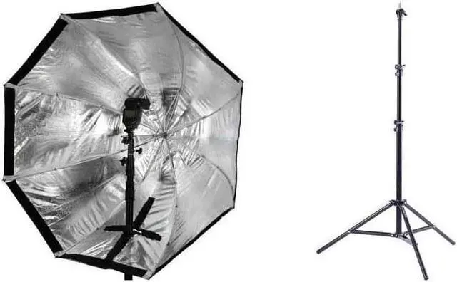 Alt view image 2 of 12 - Westcott 2336 43" Apollo Orb, Fiberglass Frame W/ Heavy Duty Light Stand 7.2'