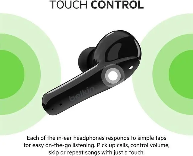 Alt view image 10 of 20 - Belkin SOUNDFORM Move Earset PAC001btBKGR