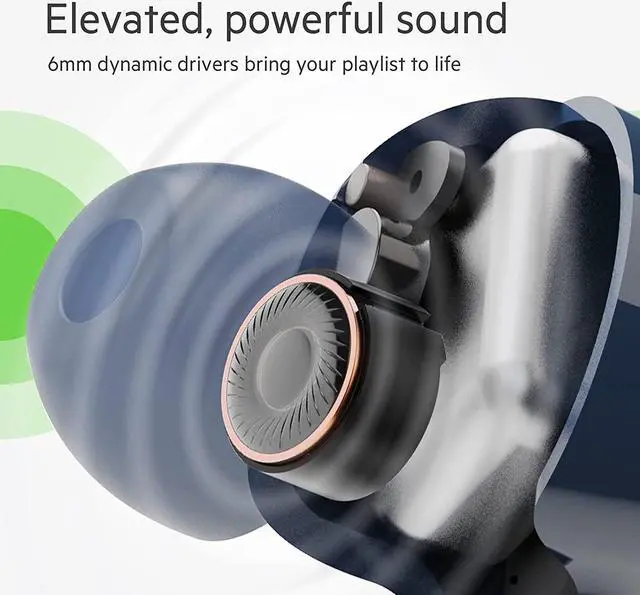 Alt view image 5 of 20 - New Belkin Auc004Btbl Soundform Rise True Wireless Earbuds