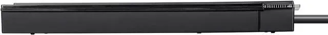 Alt view image 10 of 14 - Monoprice 12 Outlet Slim Surge Protector Power Strip - 10 Feet - Black | Heavy Duty Cord | UL Rated, 4,230 Joules With Grounded And Protected Light Indicator