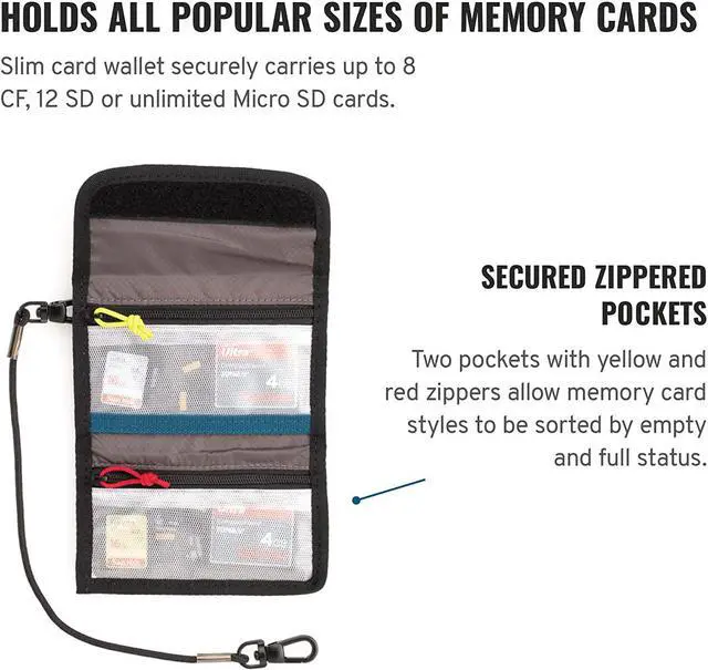 Alt view image 3 of 17 - Tenba Tools Reload Universal Card Wallet Black 636-638