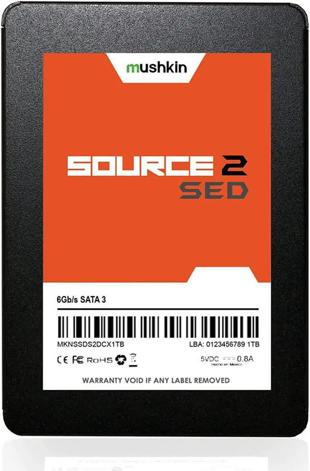 Alt view image 3 of 10 - Mushkin Enhanced 512GB Source 2 SED 2.5" SATA III 7mm Solid State Drive Model MKNSSDSE512GB