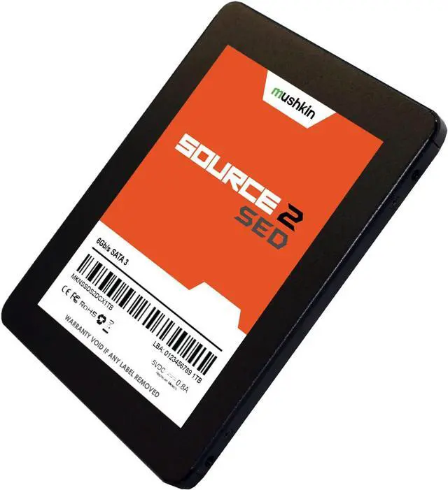 Alt view image 4 of 10 - Mushkin Enhanced 512GB Source 2 SED 2.5" SATA III 7mm Solid State Drive Model MKNSSDSE512GB
