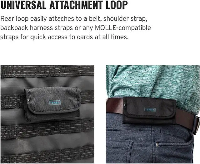 Alt view image 4 of 17 - Tenba Tools Reload Universal Card Wallet Black 636-638